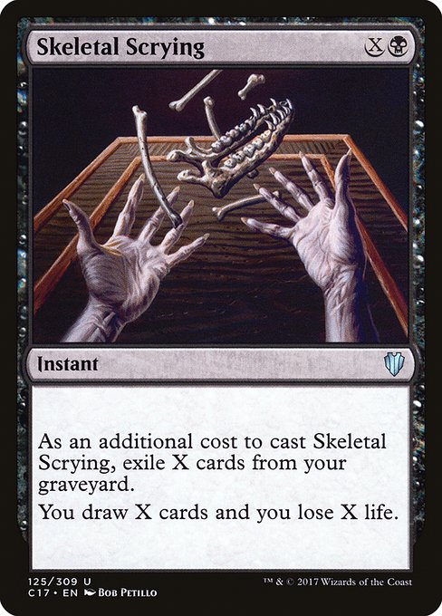 Skeletal Scrying - Commander 2017 - #125