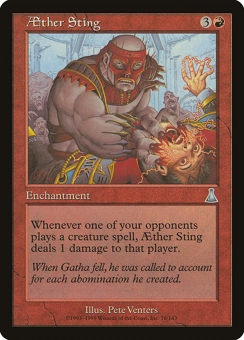 Aether Sting - Urza's Destiny - #76