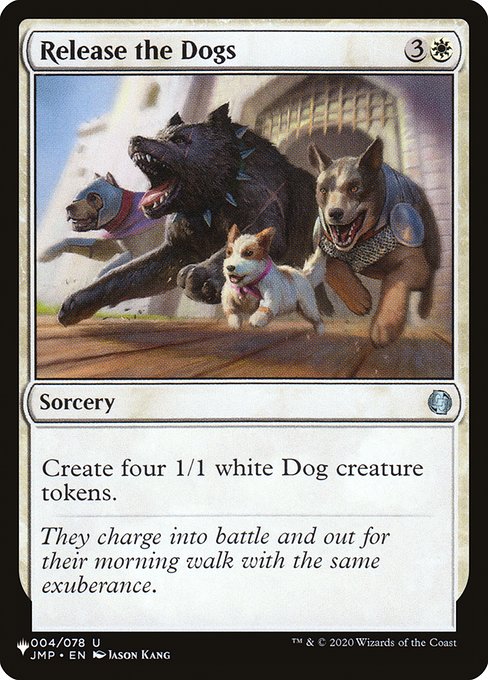 Release the Dogs - The List Reprints - #JMP-4