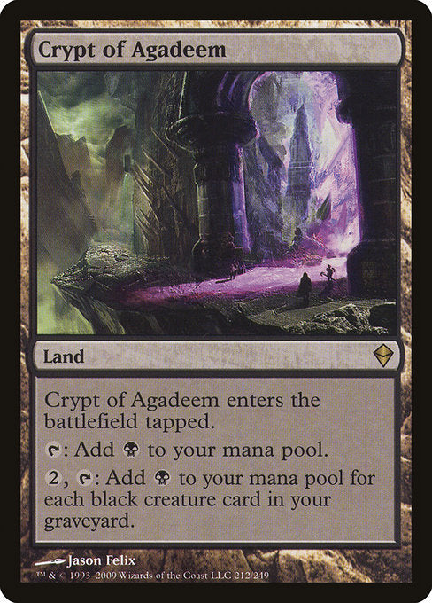 Crypt of Agadeem - Zendikar - #212