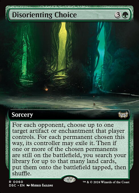 Disorienting Choice - Commander: Duskmourn: House of Horror - #60