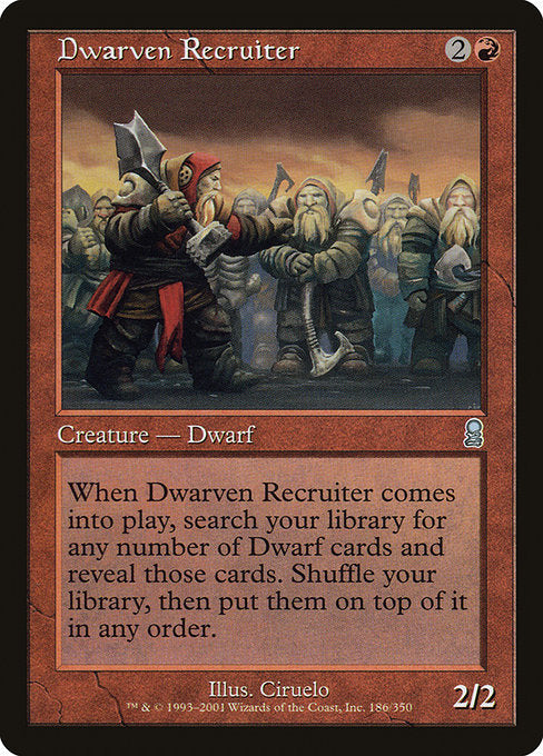 Dwarven Recruiter - Odyssey - #186