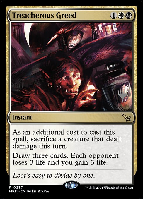 Treacherous Greed - Promo Pack: Murders at Karlov Manor - #237p