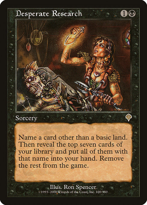 Desperate Research - Invasion - #100
