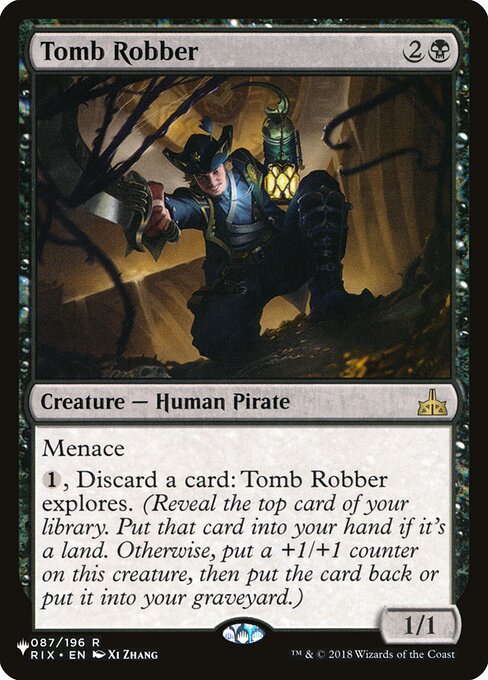 Tomb Robber - The List Reprints - #RIX-87