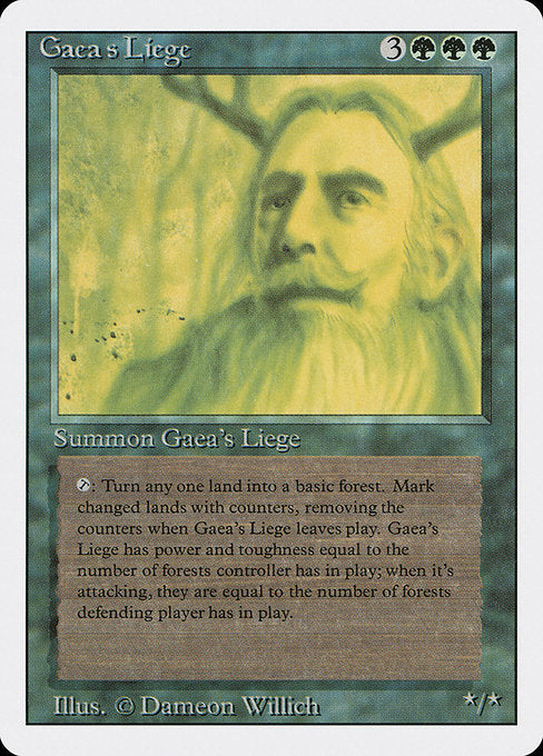 Gaea's Liege - Revised Edition - #198
