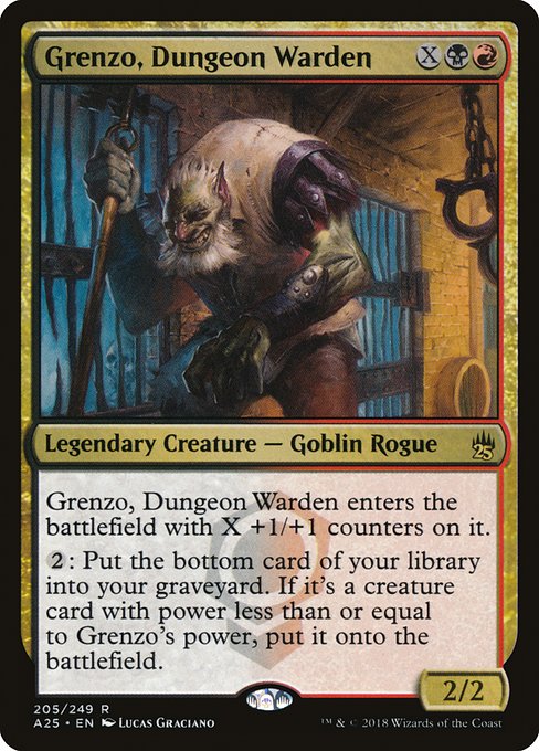 Grenzo, Dungeon Warden - Masters 25 - #205