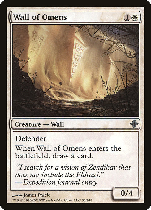 Wall of Omens - Rise of the Eldrazi - #53