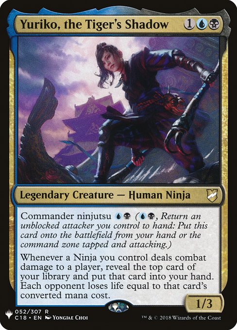 Yuriko, the Tiger's Shadow - The List Reprints - #C18-52