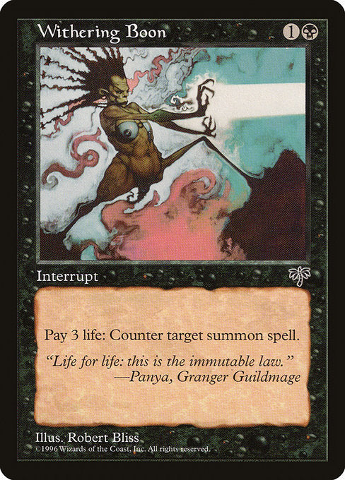 Withering Boon - Mirage - #152