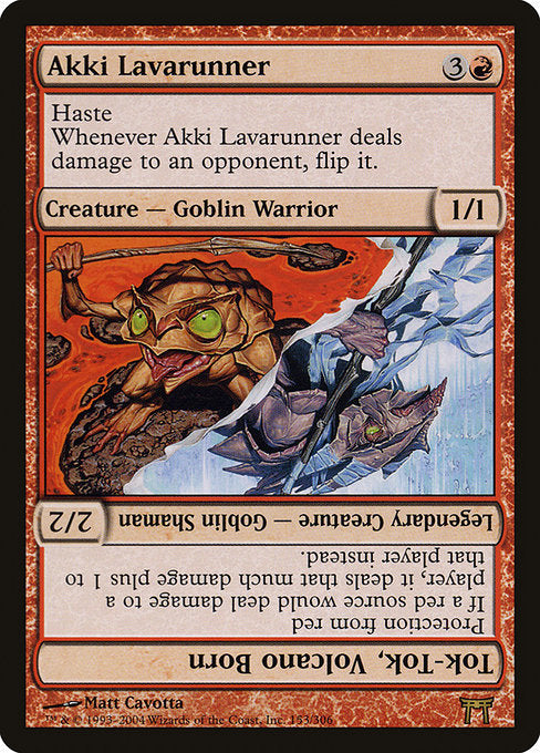 Akki Lavarunner - Champions of Kamigawa - #153