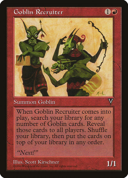 Goblin Recruiter - Visions - #80