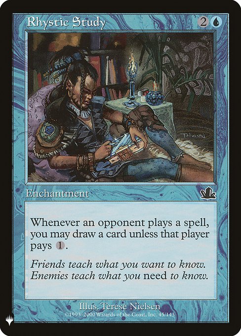 Rhystic Study - The List Reprints - #PCY-45