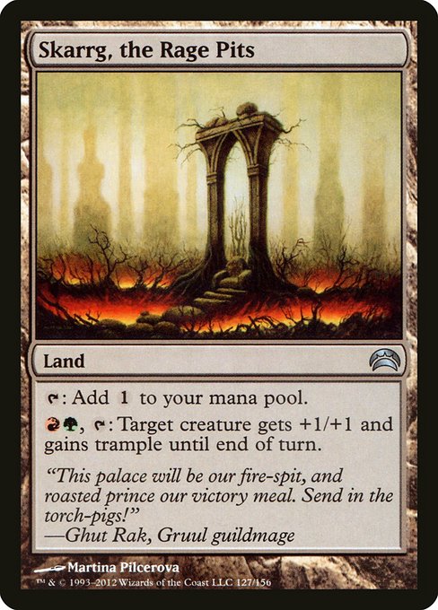 Skarrg, the Rage Pits - Planechase 2012 - #127