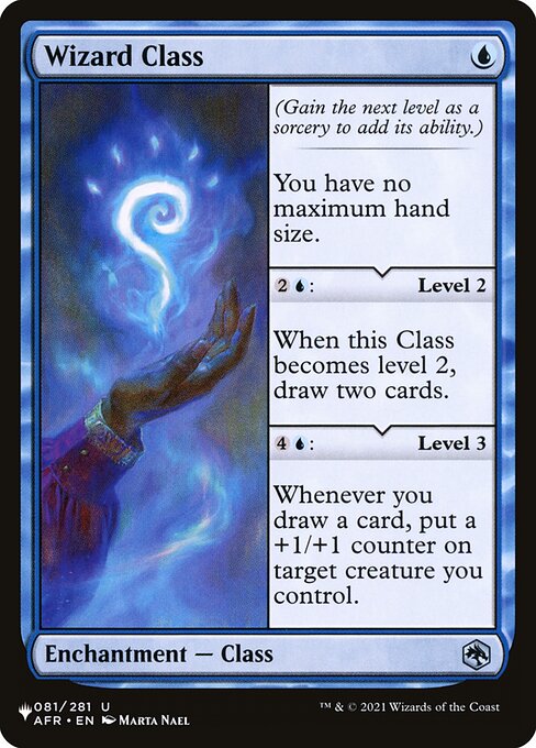 Wizard Class - The List Reprints - #AFR-81