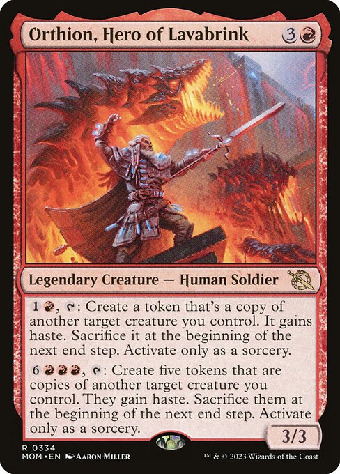 Orthion, Hero of Lavabrink - March of the Machine - #334
