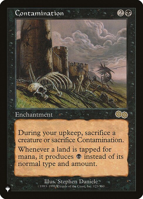 Contamination - The List Reprints - #USG-123
