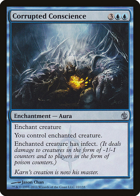 Corrupted Conscience - Mirrodin Besieged - #22