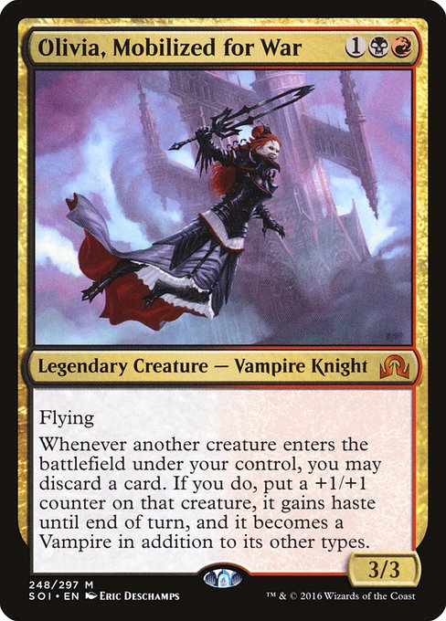 Olivia, Mobilized for War - Shadows over Innistrad - #248