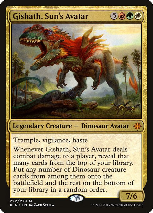Gishath, Sun's Avatar - Ixalan - #222