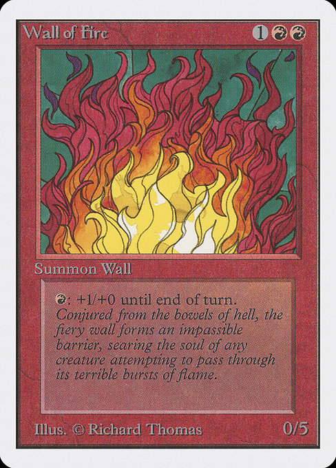 Wall of Fire - Unlimited Edition - #182
