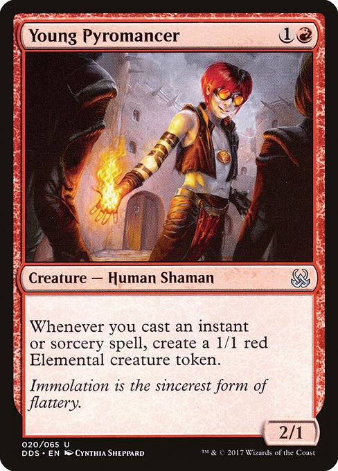 Young Pyromancer - Duel Decks: Mind vs. Might - #20