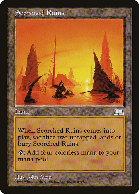 Scorched Ruins - Weatherlight - #166