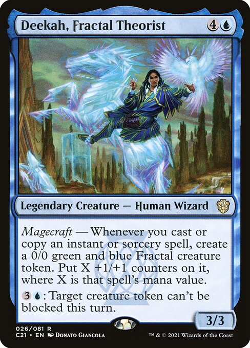 Deekah, Fractal Theorist - Commander 2021 - #26