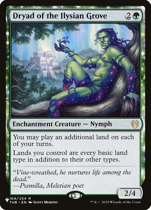 Dryad of the Ilysian Grove - The List Reprints - #THB-169