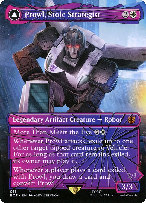 Prowl, Stoic Strategist - Universes Beyond: Transformers - #16