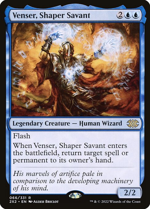 Venser, Shaper Savant - Double Masters 2022 - #66
