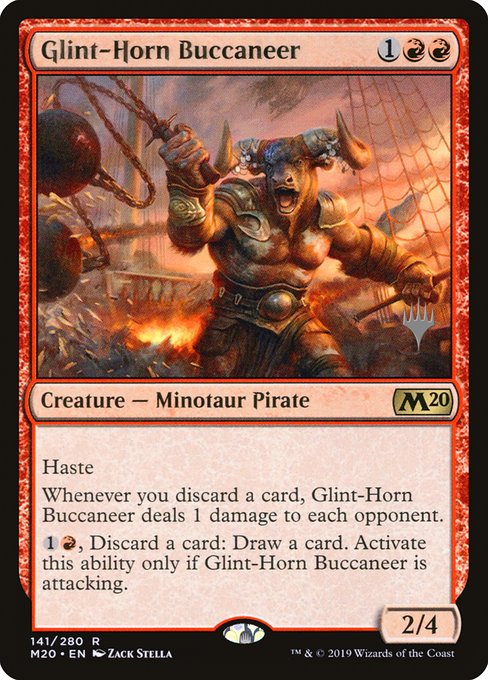 Glint-Horn Buccaneer - Promo Pack: Core Set 2020 - #141p