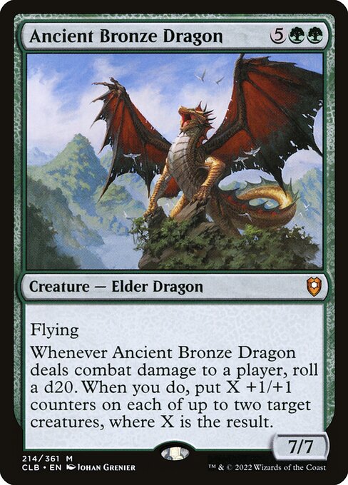Ancient Bronze Dragon - Commander Legends: Battle for Baldur's Gate - #214