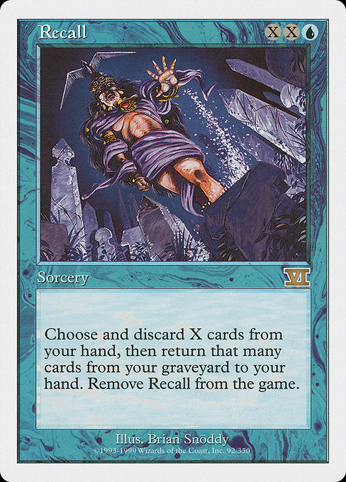 Recall - Classic Sixth Edition - #92