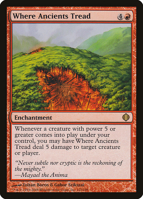 Where Ancients Tread - Shards of Alara - #122