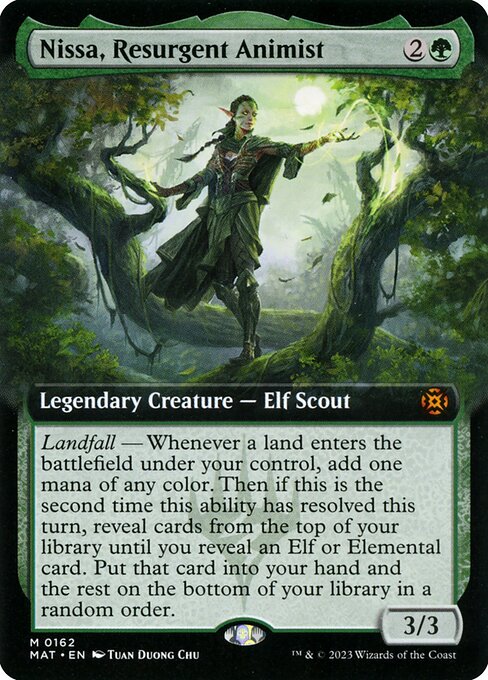 Nissa, Resurgent Animist - March of the Machine: The Aftermath - #162