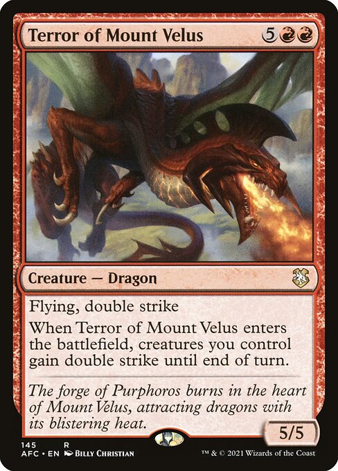 Terror of Mount Velus - Commander: Adventures in the Forgotten Realms - #145