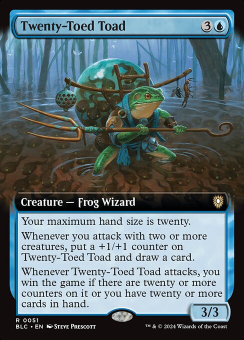Twenty-Toed Toad - Commander: Bloomburrow - #51