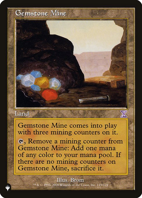 Gemstone Mine - The List Reprints - #TSB-119