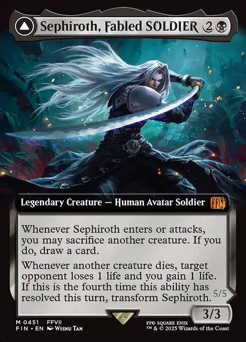 Sephiroth, Fabled SOLDIER - FINAL FANTASY - #451