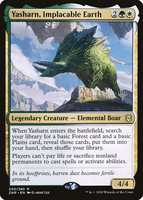 Yasharn, Implacable Earth - Promo Pack: Zendikar Rising - #240p