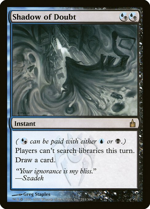 Shadow of Doubt - Ravnica: City of Guilds - #253