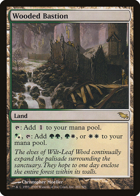 Wooded Bastion - Shadowmoor - #281