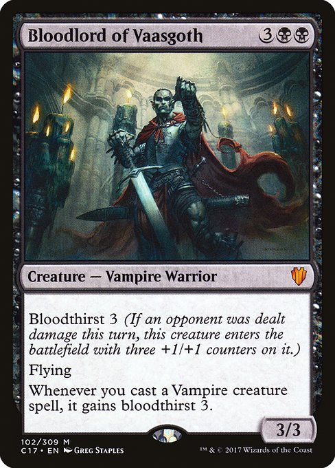 Bloodlord of Vaasgoth - Commander 2017 - #102