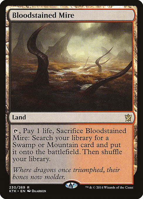 Bloodstained Mire - Khans of Tarkir - #230