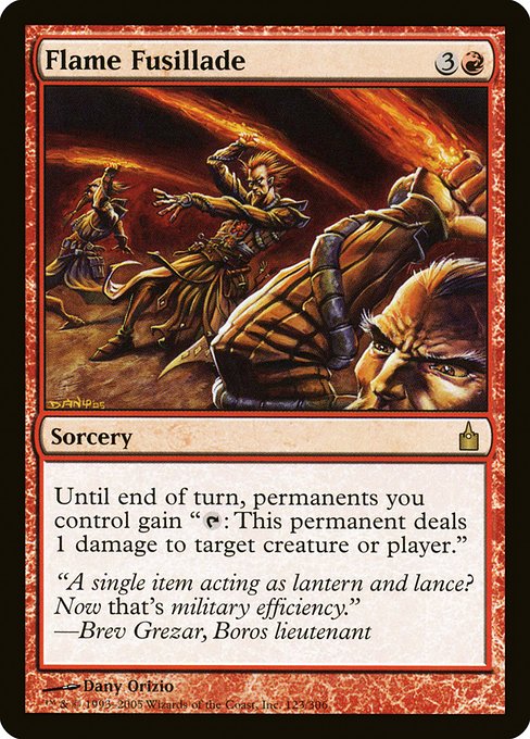 Flame Fusillade - Ravnica: City of Guilds - #123