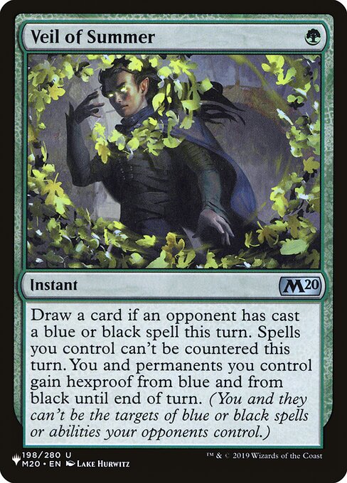 Veil of Summer - The List Reprints - #M20-198