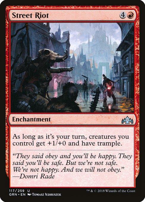 Street Riot - Guilds of Ravnica - #117