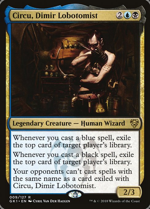 Circu, Dimir Lobotomist - Guilds of Ravnica: Guild Kits - #9