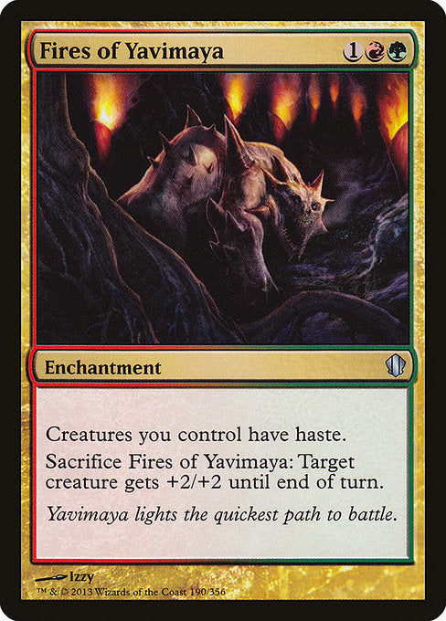 Fires of Yavimaya - Commander 2013 - #190